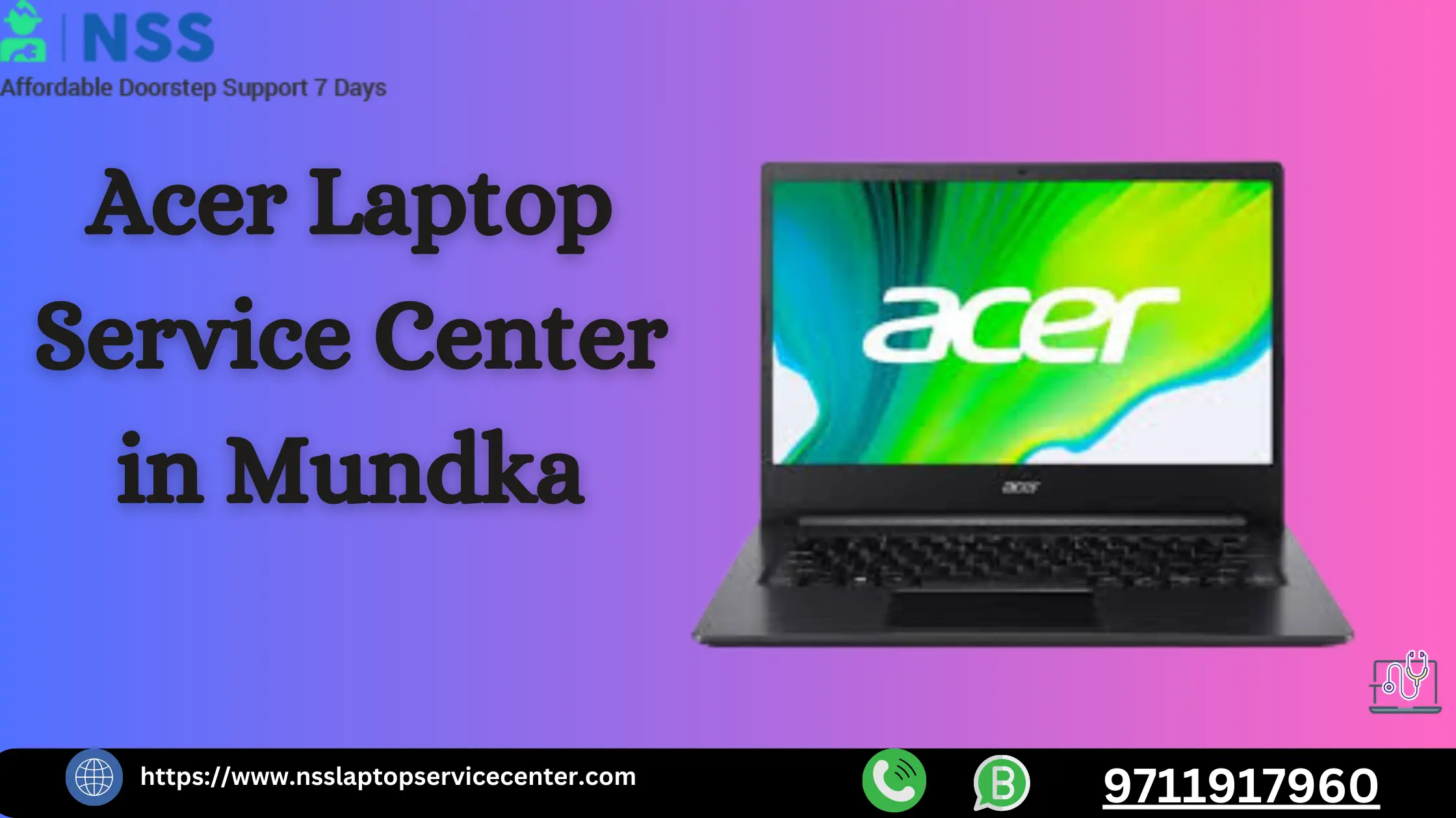 Acer Laptop Service Center in Mundka Near Delhi