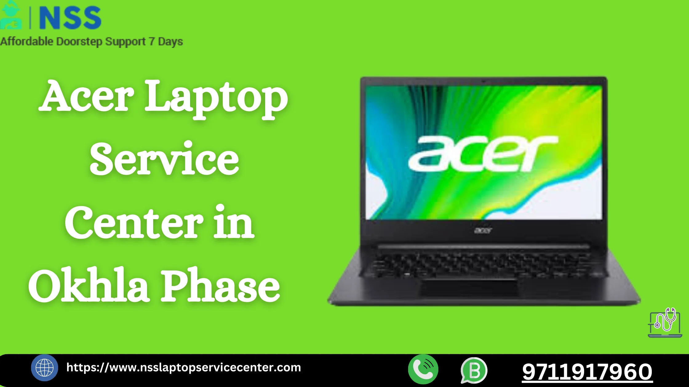 Acer Laptop Service Center in  Okhla Phase Near Delhi