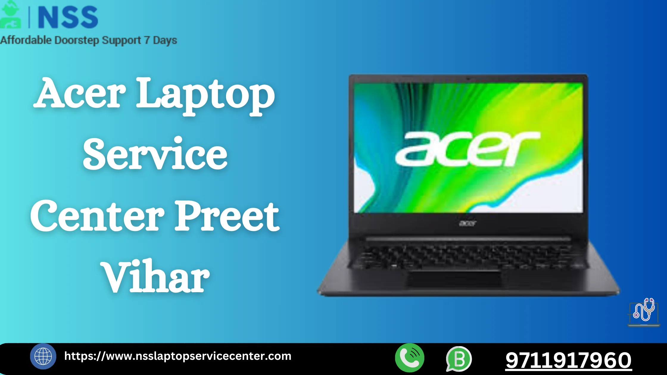 Acer Laptop Service Center in Preet Vihar, Delhi