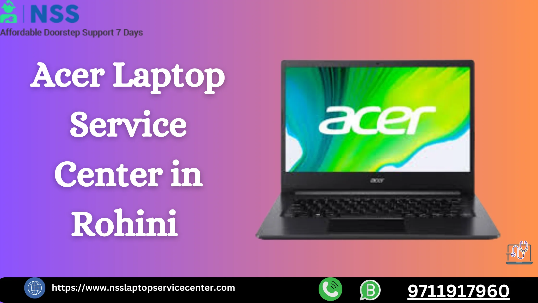 Acer Laptop Service Center in Rohini Near Delhi