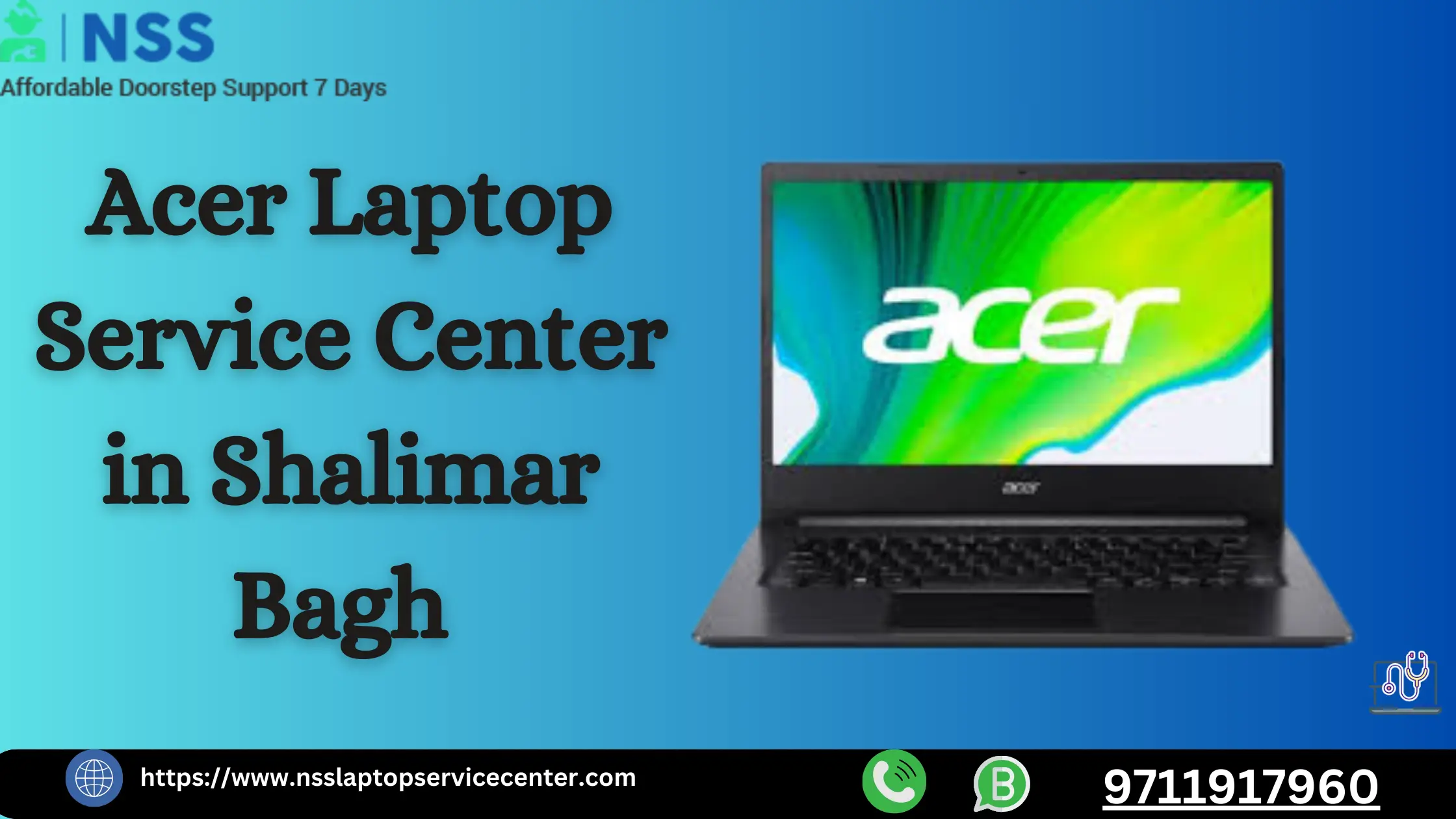 Acer Laptop Service Center in Shalimar Bagh Near Delhi