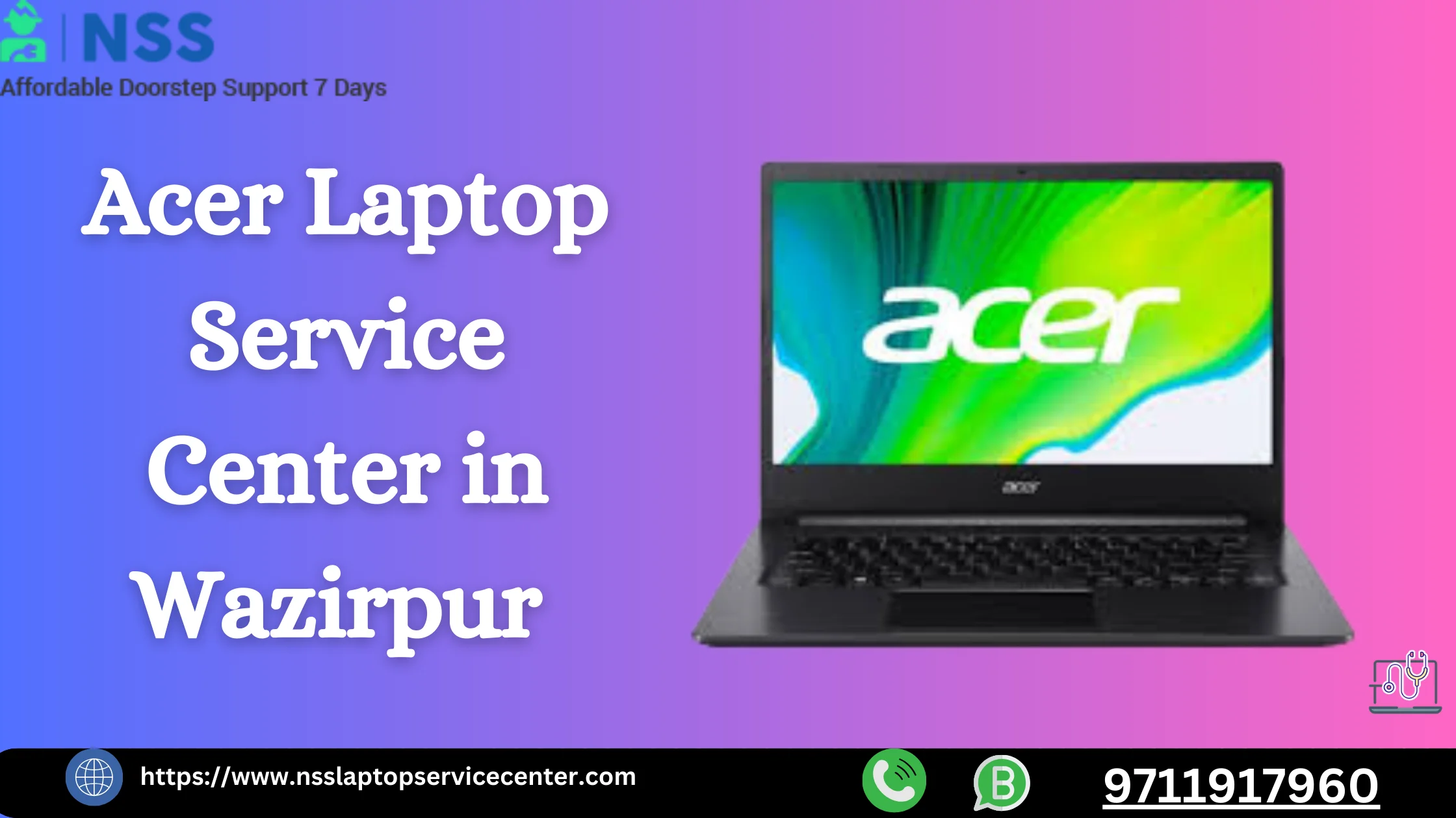 Acer Laptop Service Center in Wazirpur Near Delhi