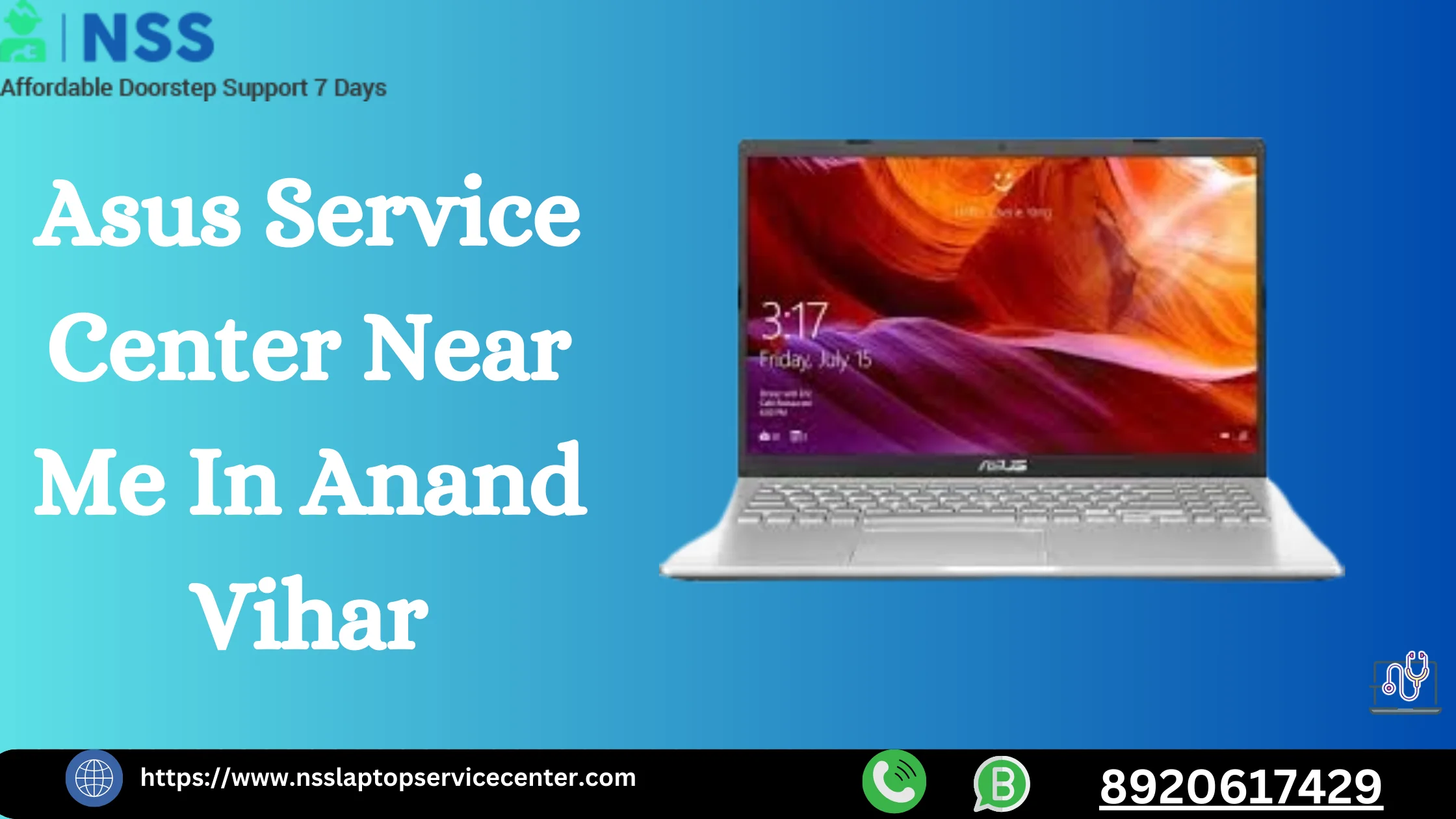 Asus Laptop Service Center in Anand Vihar