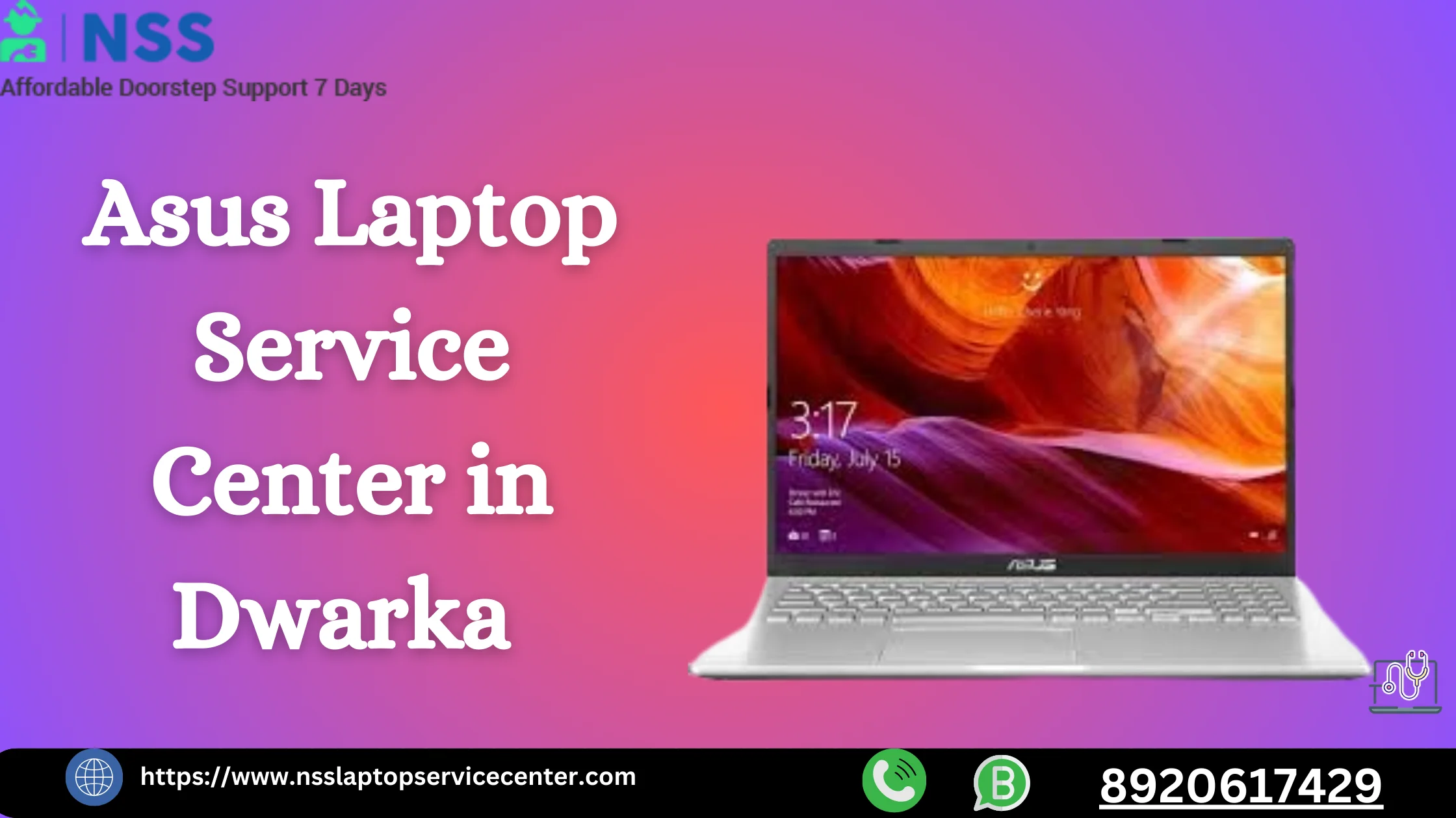 Asus Laptop Service Center in Dwarka Near Delhi