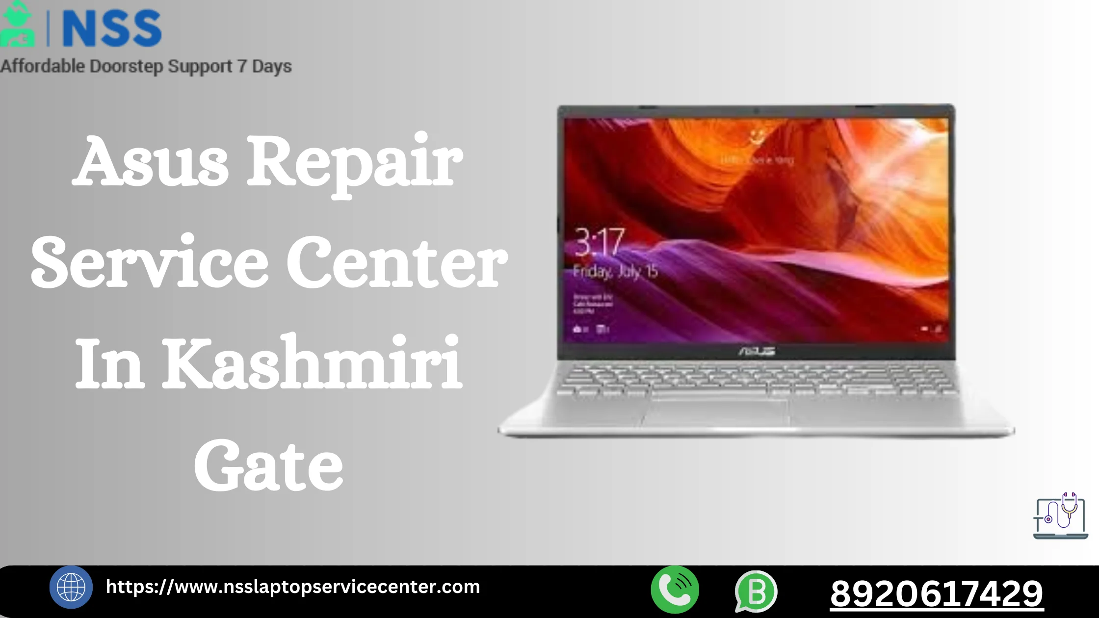 Asus Laptop Service Center in Kashmiri Gate Near Delhi