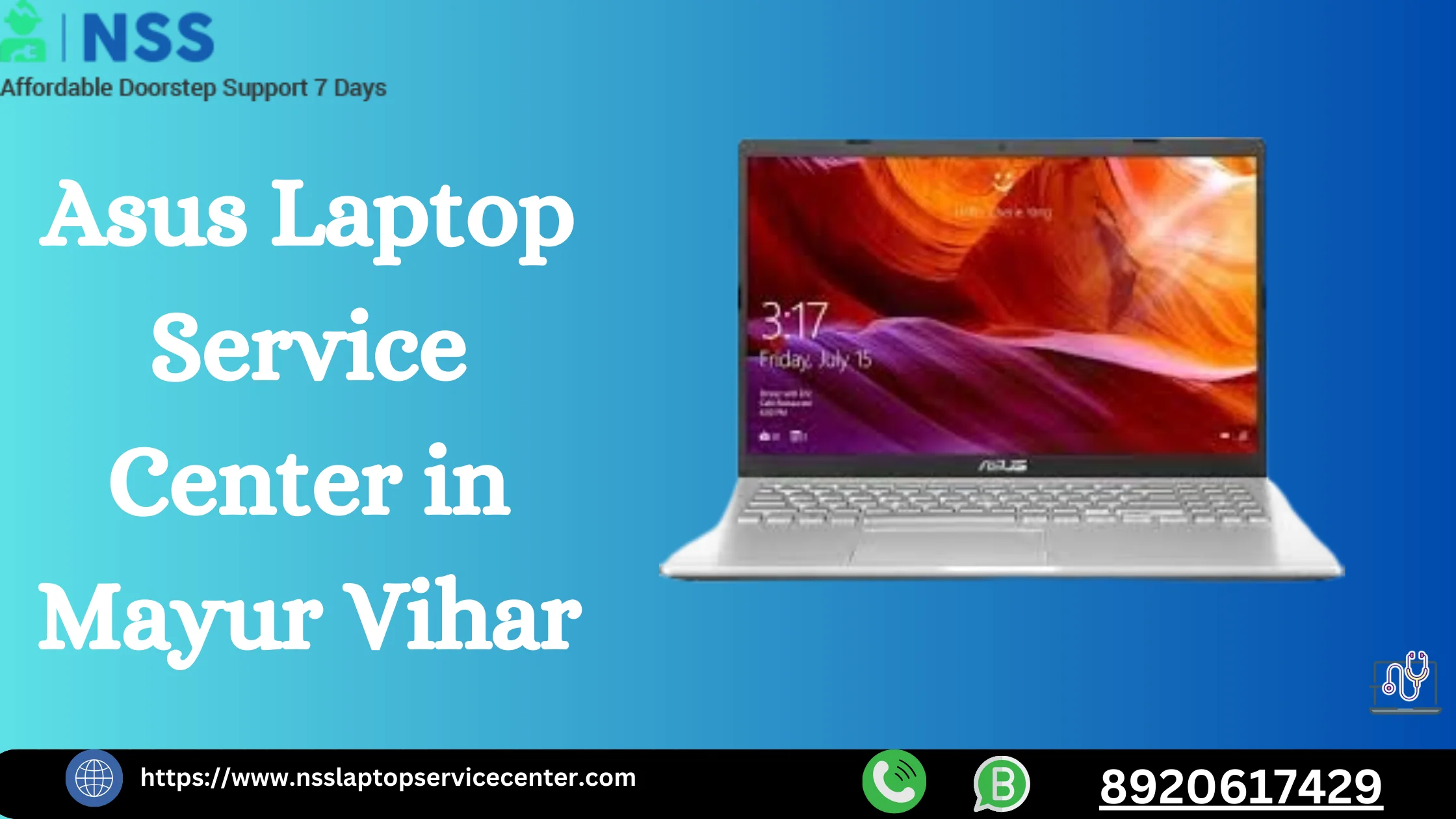 Asus Laptop Service Center in Mayur Vihar Near Delhi