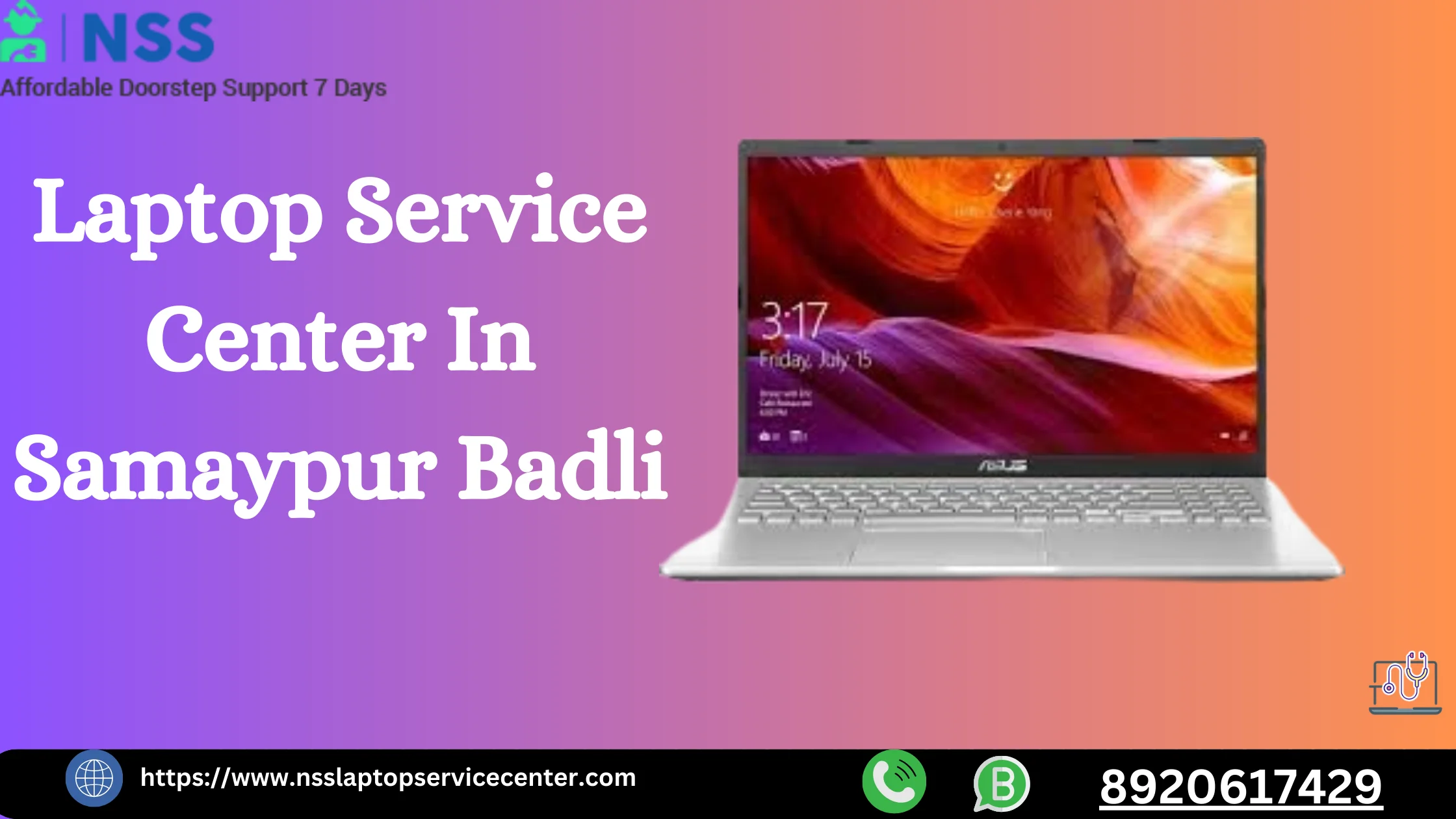 Asus Laptop Service Center in Samaypur Badli Near Delhi