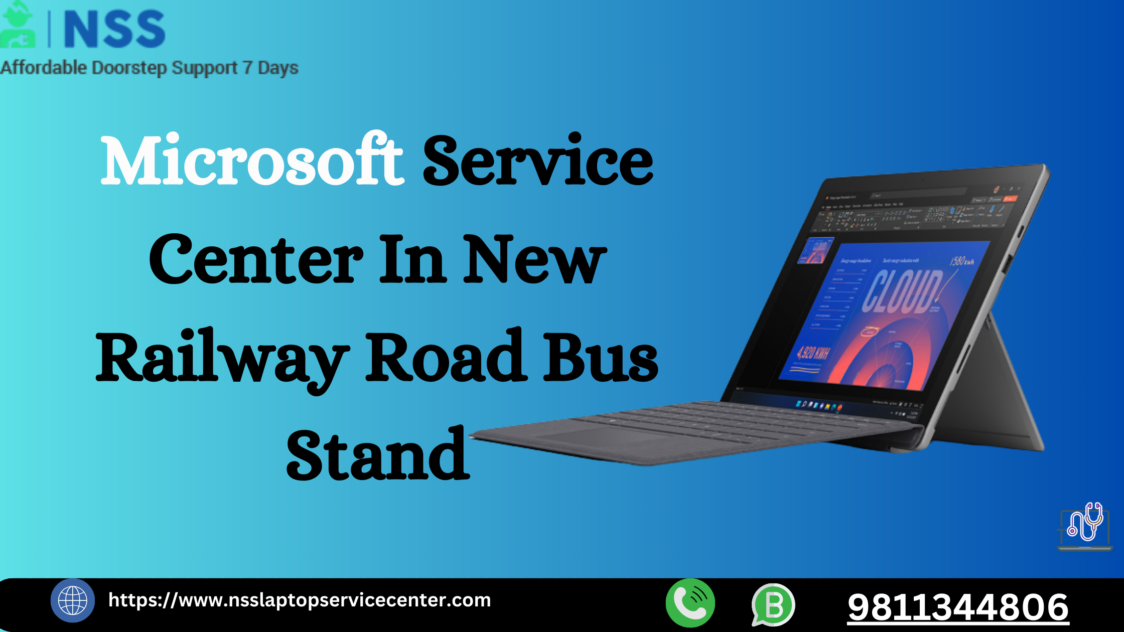 Best Microsoft Service Center in New Railway Road Bus Stand Gurugram