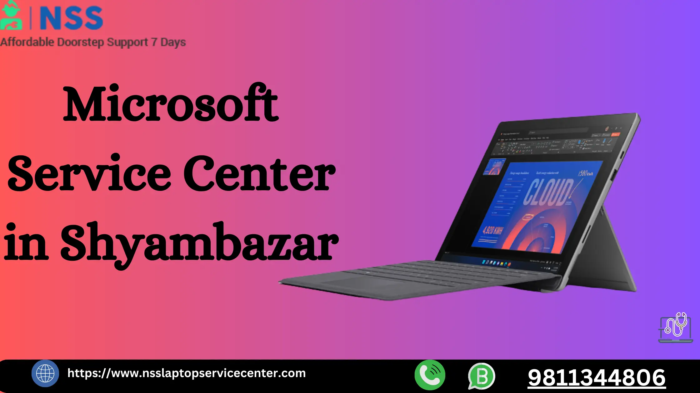 Microsoft Service Center in Shyambazar Near Kolkata