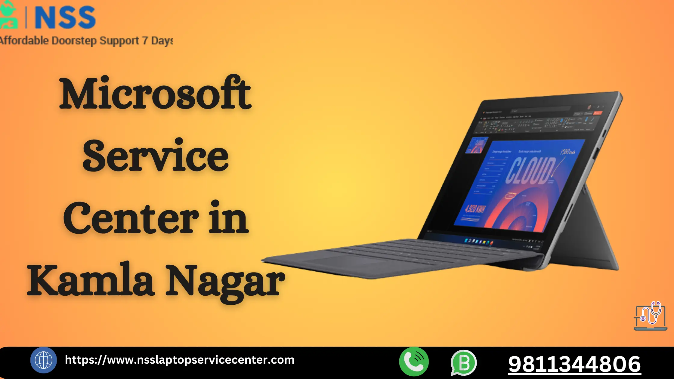 Microsoft Service Center in Kamla Nagar Near Delhi