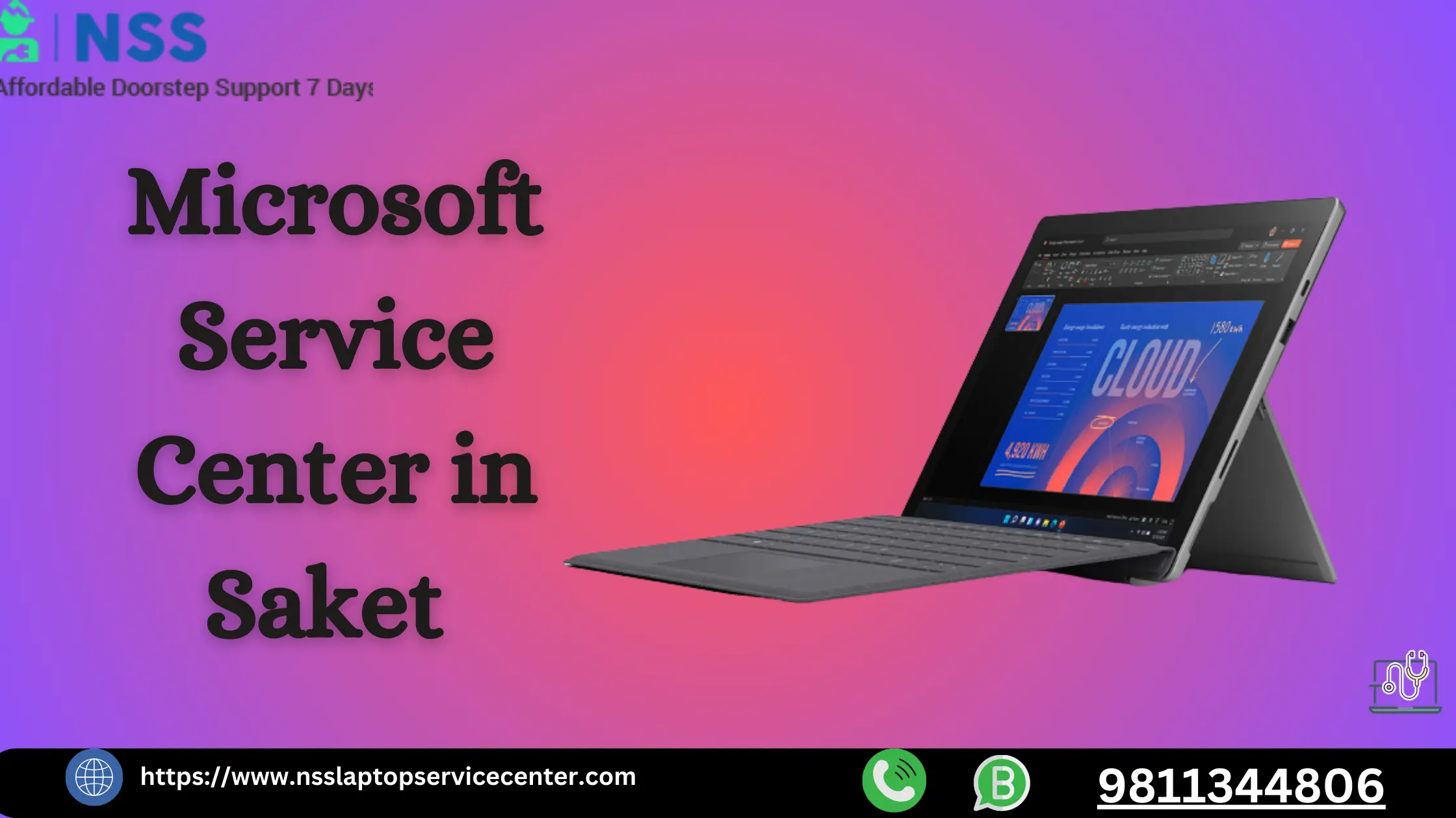 Microsoft Service Center in Saket Near Delhi