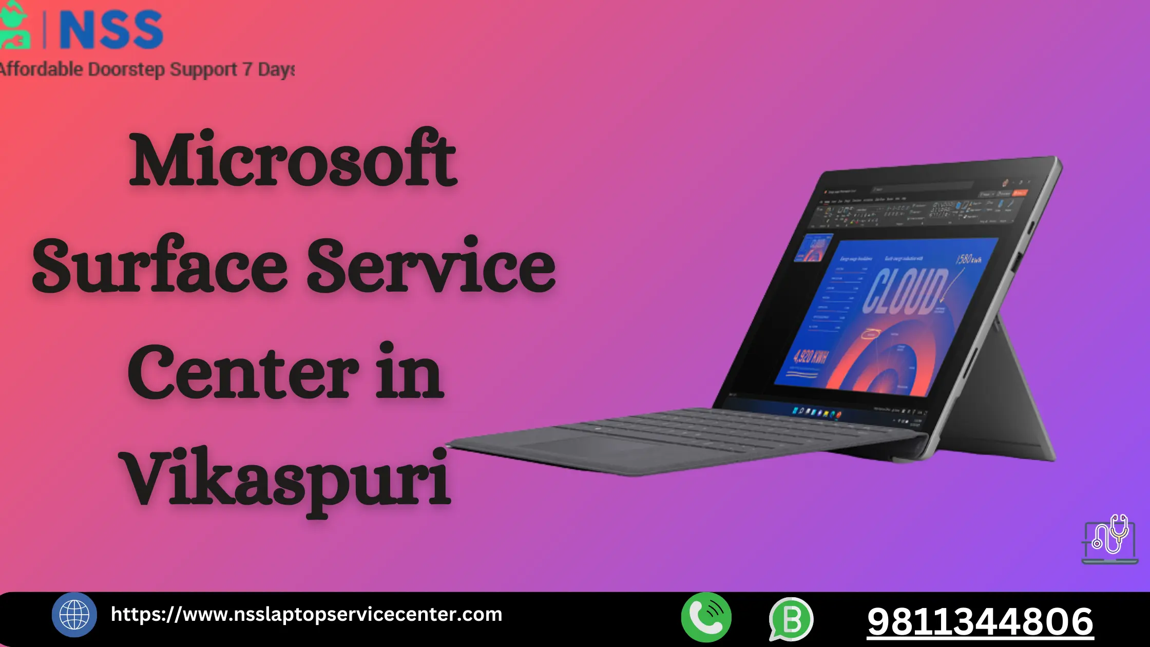 Microsoft Service Center in Vikaspuri Near Delhi