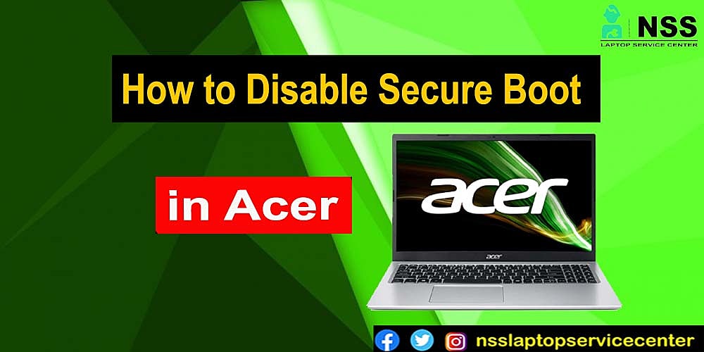 Lao beneden behalve voor How to Disable Secure Boot Acer