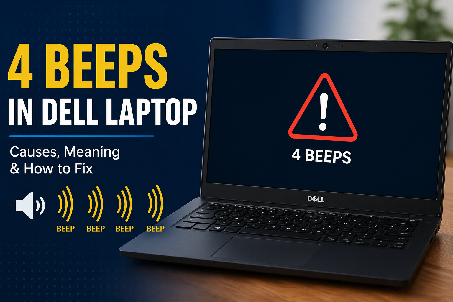 4 Beeps In Dell Laptop